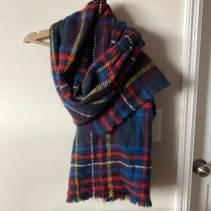 Tommy Hilfiger Plaid Blanket Scarf